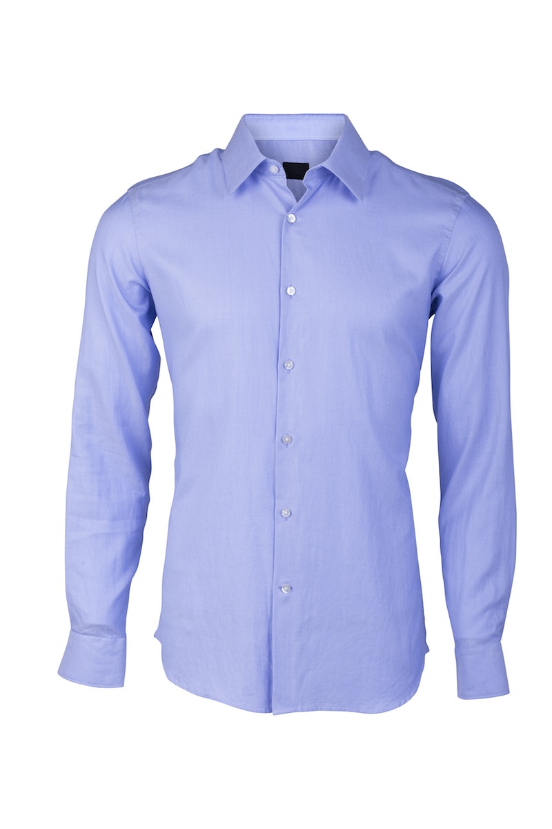 before dress shirt with no shape retouching